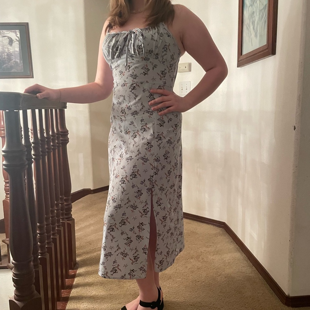 Floral Print Maxi Dress